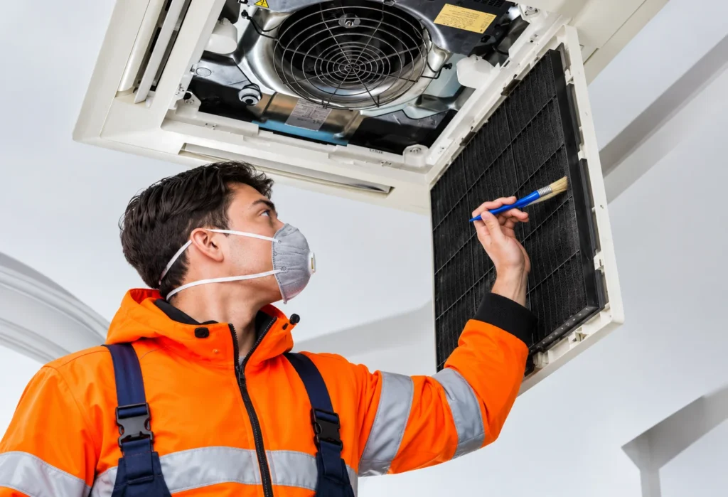 Inspect the Indoor Air Conditioning Unit
